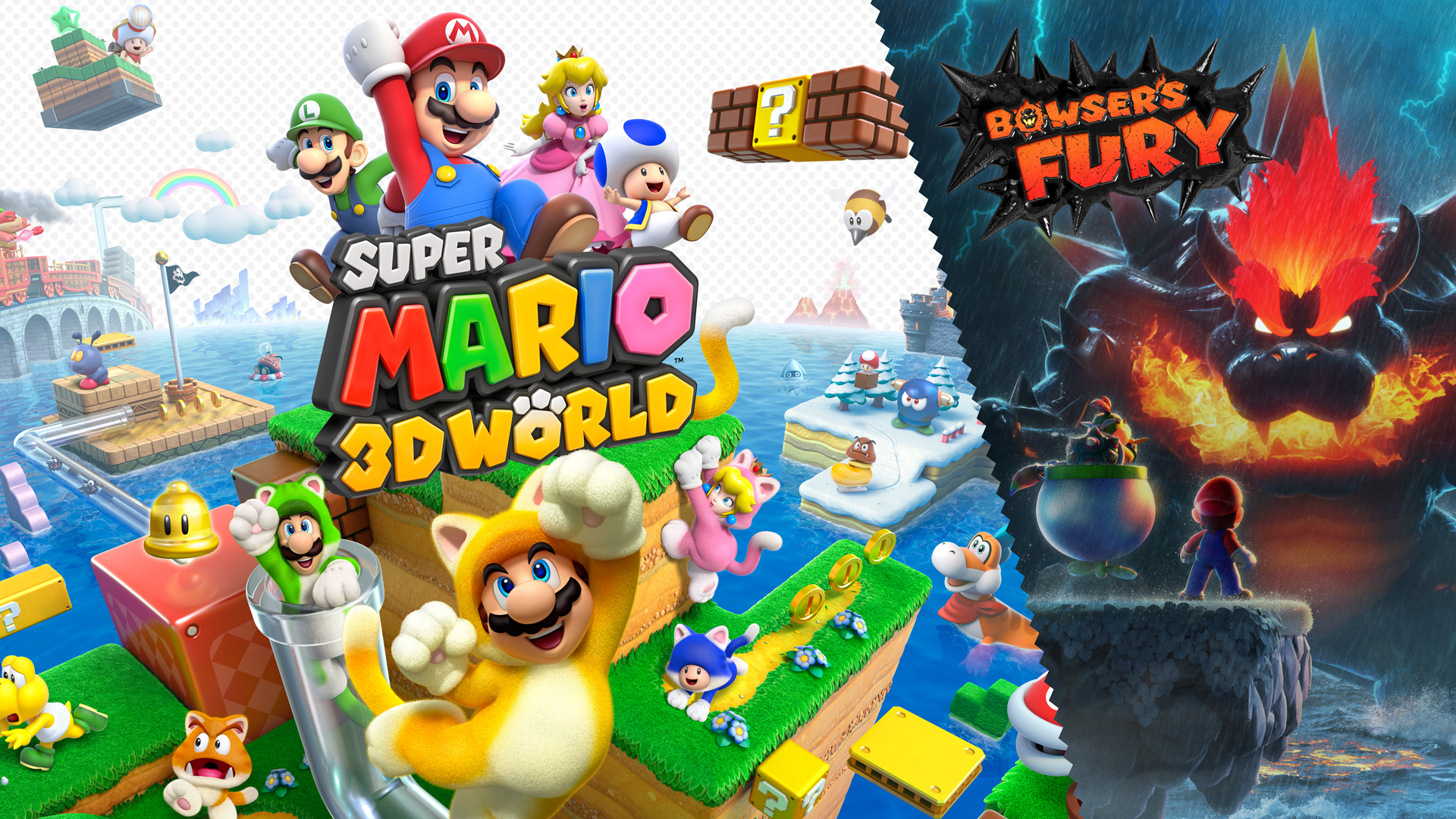 超级马力欧3D世界 ＋ 狂怒世界 スーパーマリオ 3Dワールド + フューリーワールド
